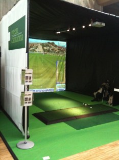 Simulador de golf en Decathlon